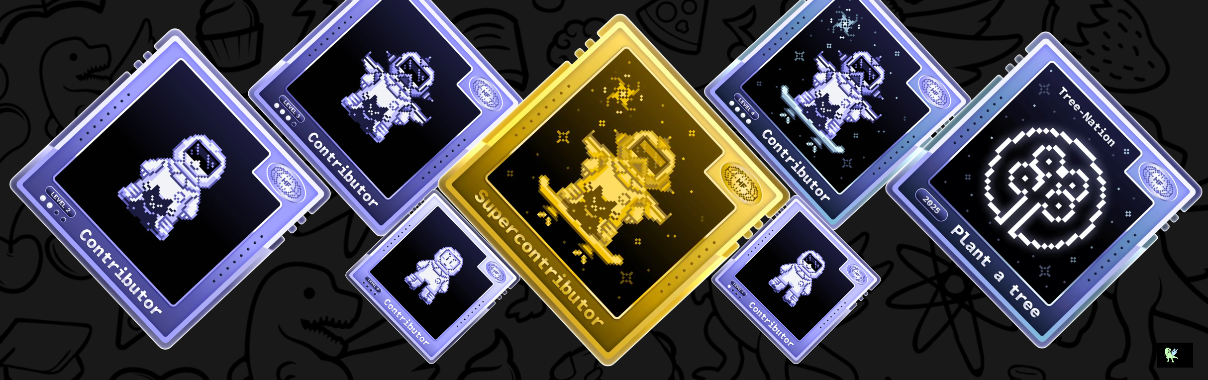 Paras' Holopin badges