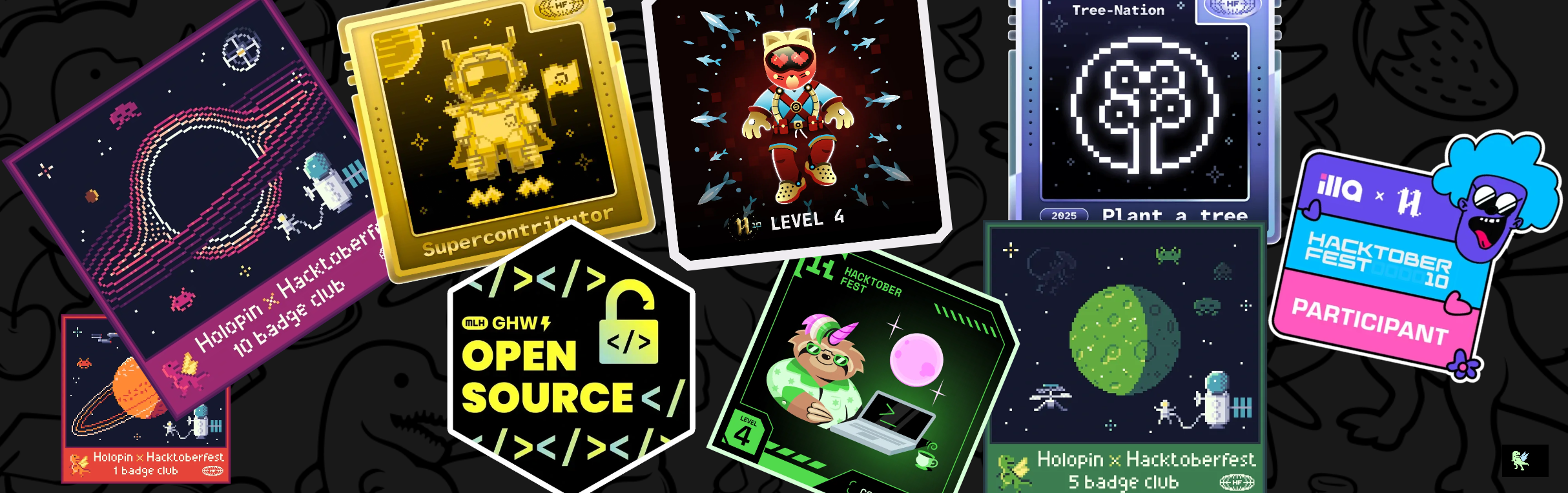 An image of @alexandear’s Holopin badges, which is a link to view their full Holopin profile