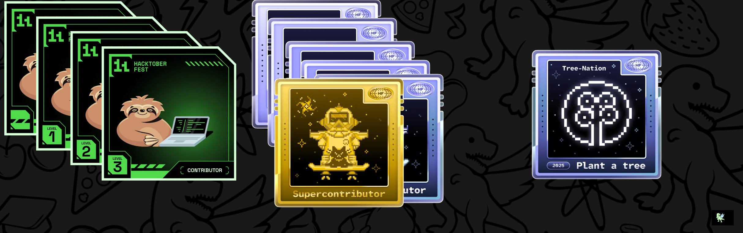 An image of @animemoeus's Holopin badges, which is a link to view their full Holopin profile