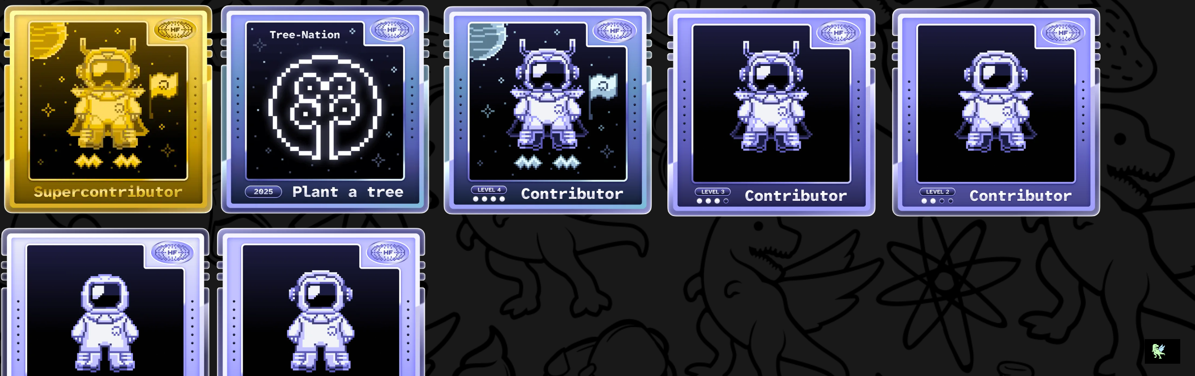 An image of @aogz24's Holopin badges, which is a link to view their full Holopin profile