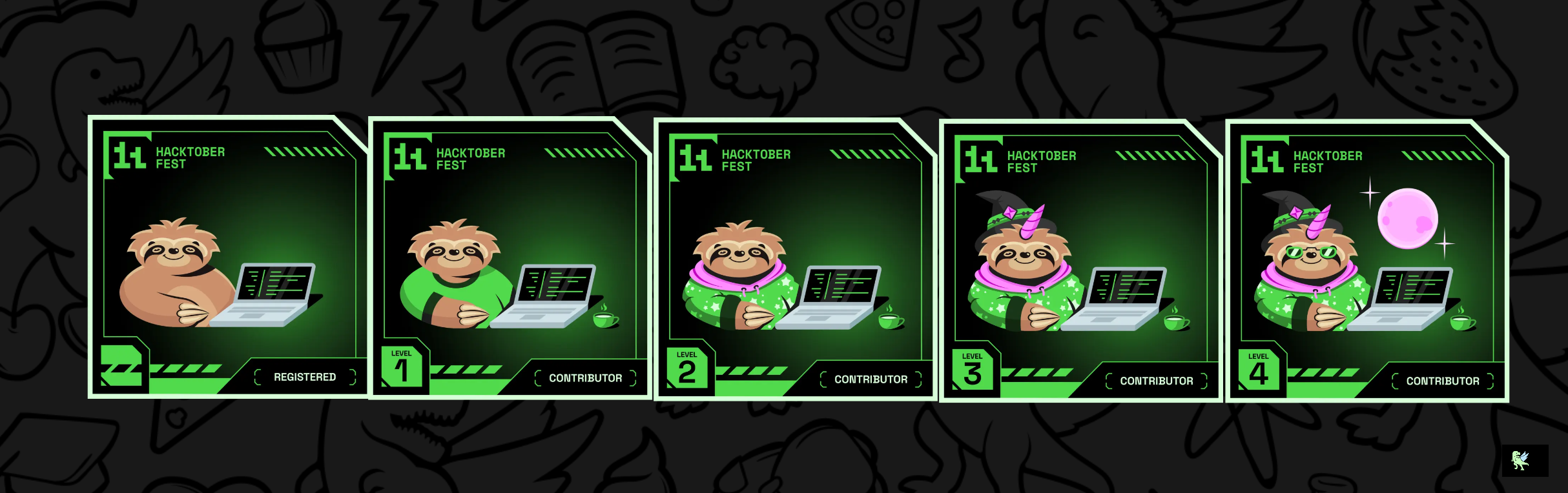 An image of @caiohsramos's Holopin badges, which is a link to view their full Holopin profile