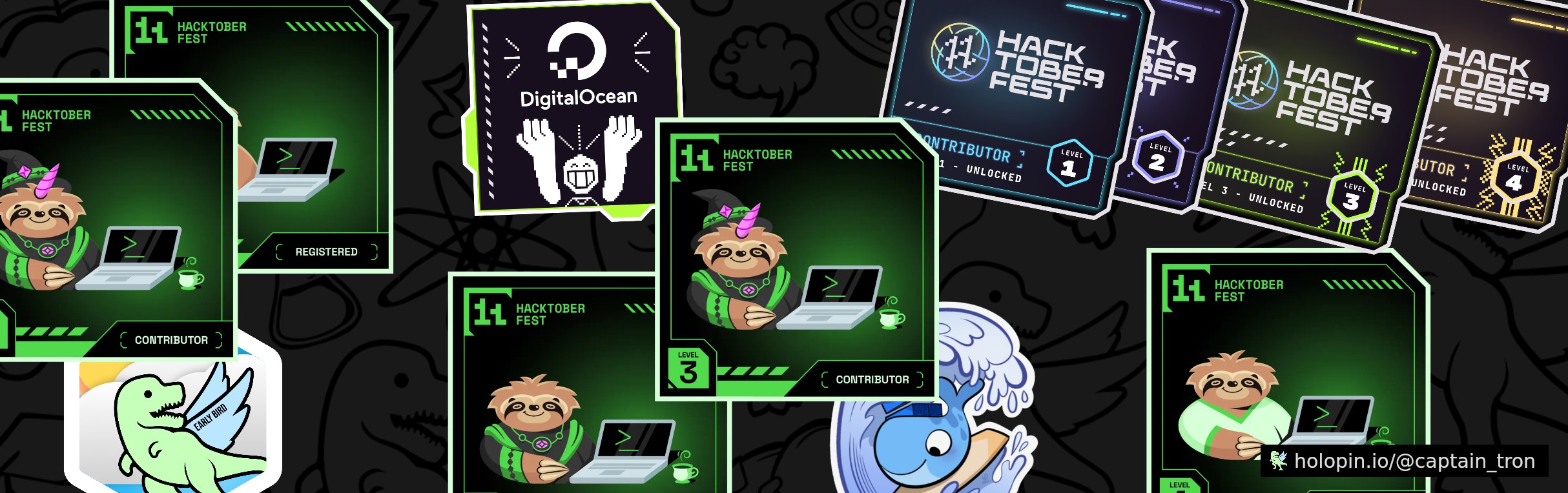 @captain_tron's Holopin board
