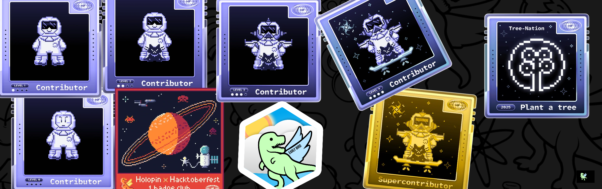 An image of @codeshiva10's Holopin badges, which is a link to view their full Holopin profile