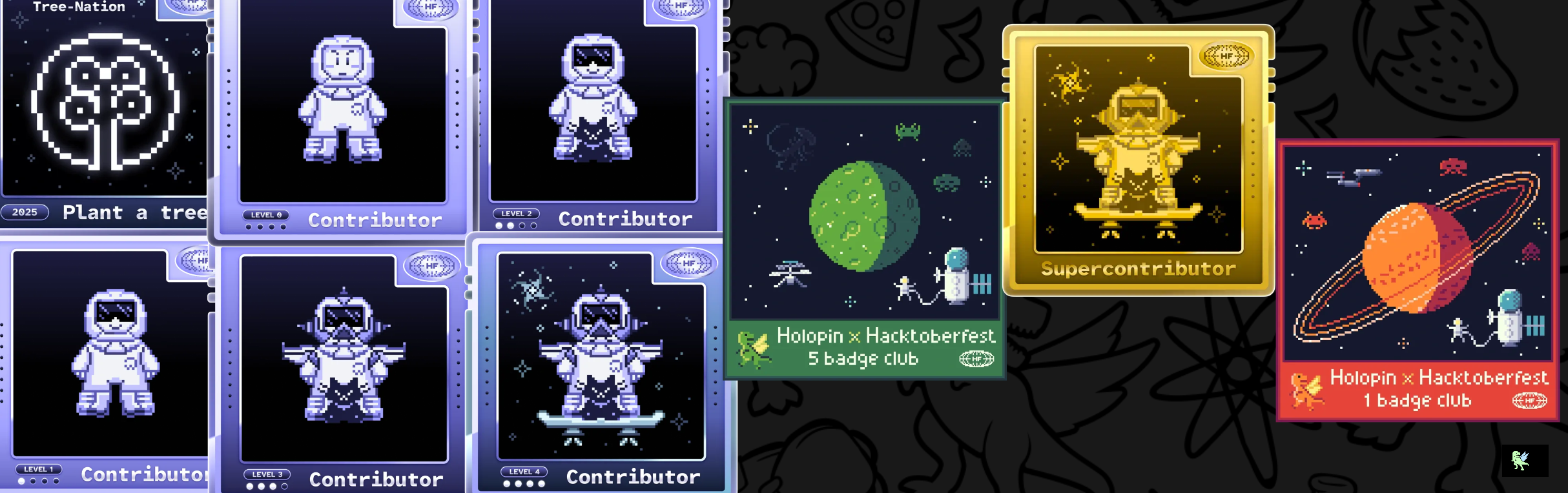 An image of @dronzer2code's Holopin badges