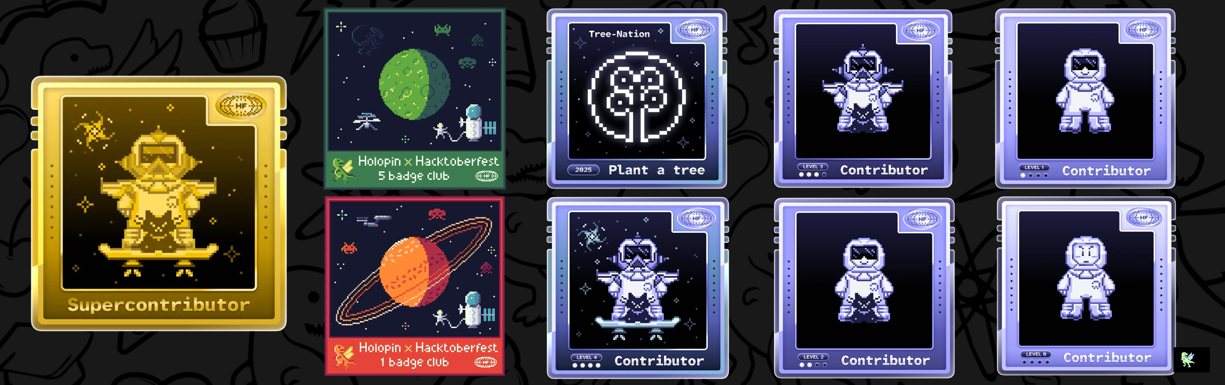 An image of @iamchandanchaudhary's Holopin badges, which is a link to view their full Holopin profile