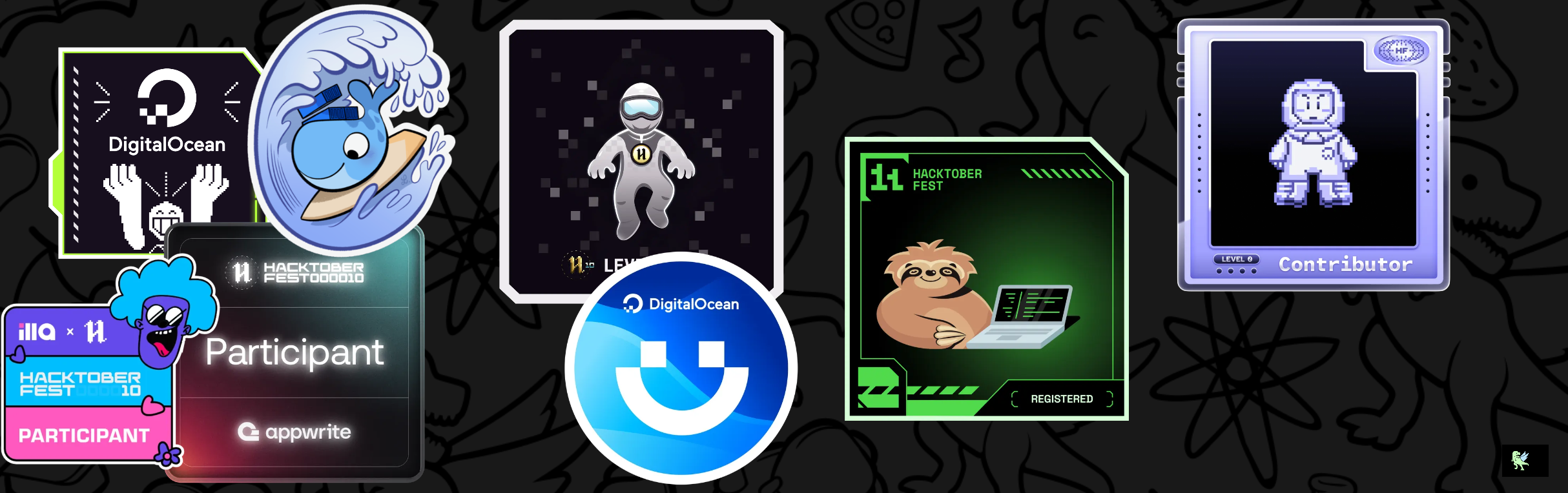 An image of @mindsers's Holopin badges, which is a link to view their full Holopin profile