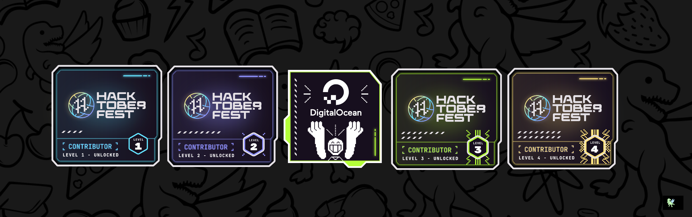 @omesha's Holopin board