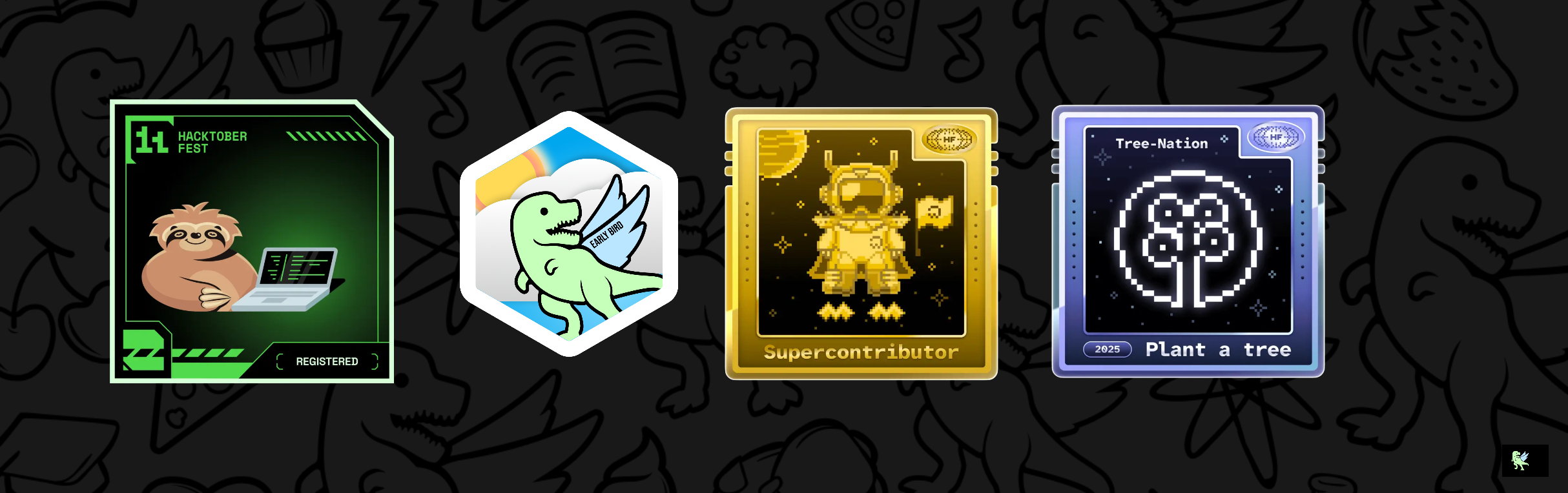 An image of @pylapp's Holopin badges, which is a link to view his full Holopin profile