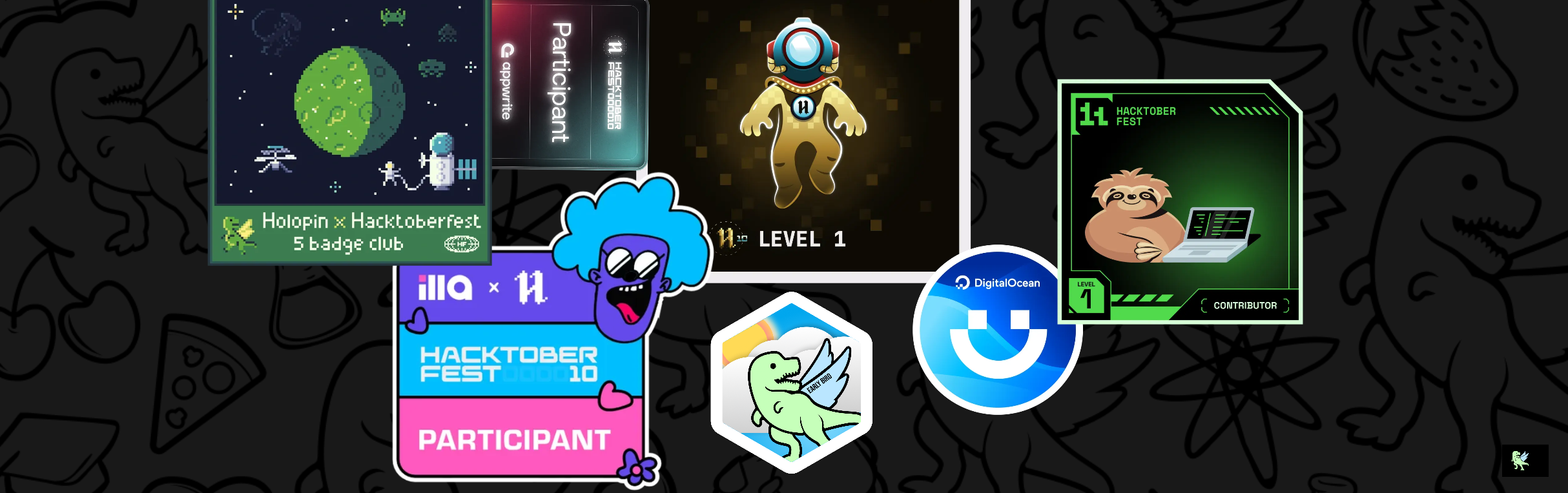 An image of @siddikpatel's Holopin badges, which is a link to view their full Holopin profile