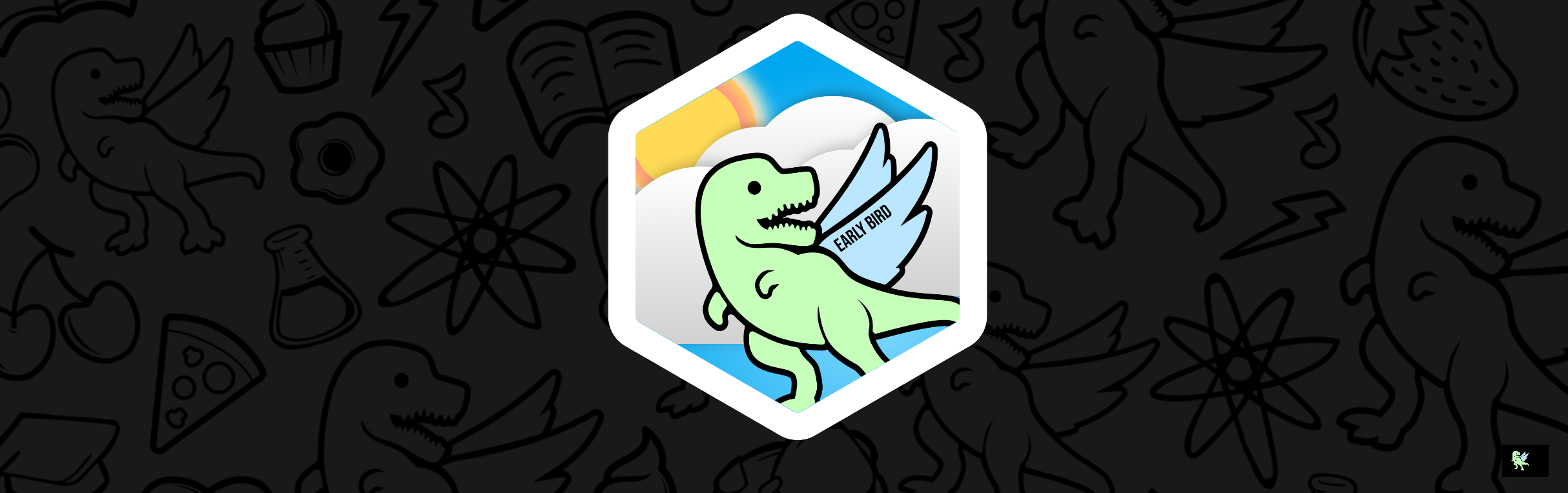 An image of @snoopycodex's Holopin badges, which is a link to view their full Holopin profile