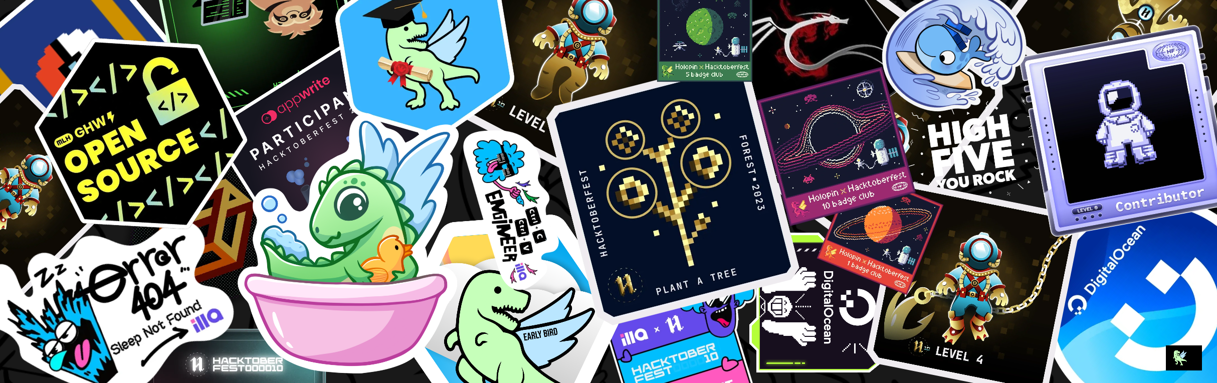 @tyehan's Holopin badge board